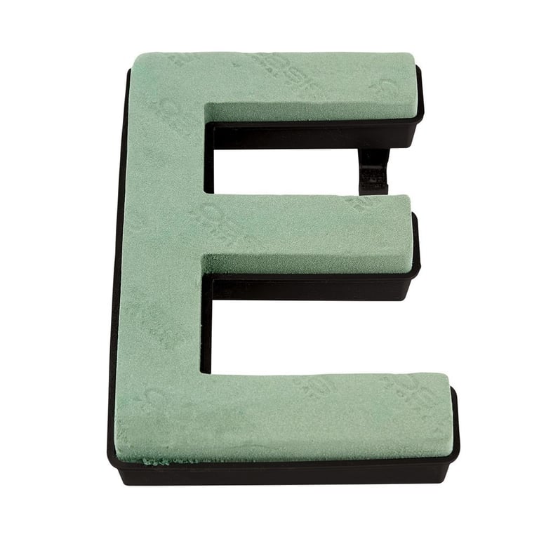 Oasis Letter E Naylorbase Frame - Black Base Home Decor Garden Ornament