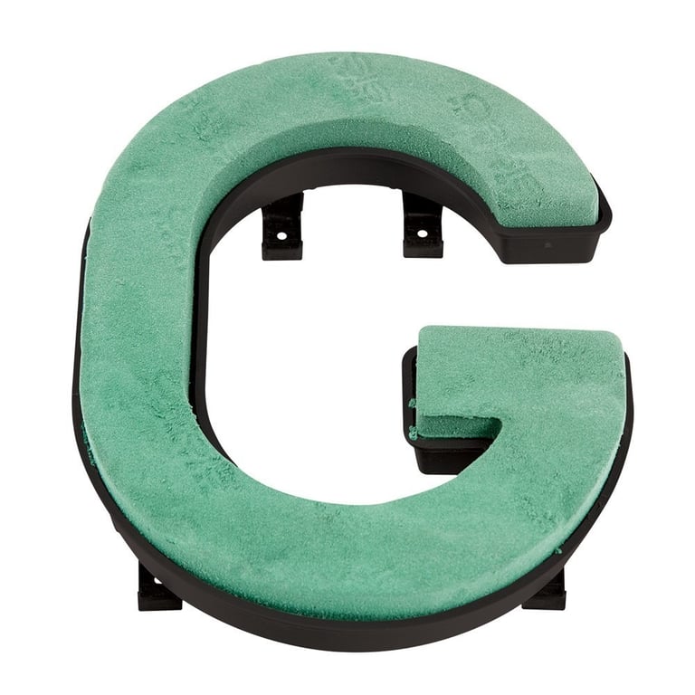 Oasis Letter G Naylorbase Frame - Black Base Home Decor Garden Decoration