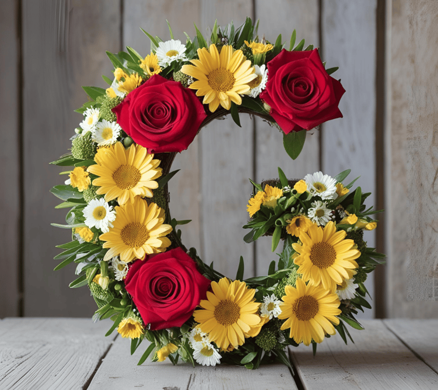 Oasis Letter G Naylorbase Frame - Black Base Home Decor Garden Decoration