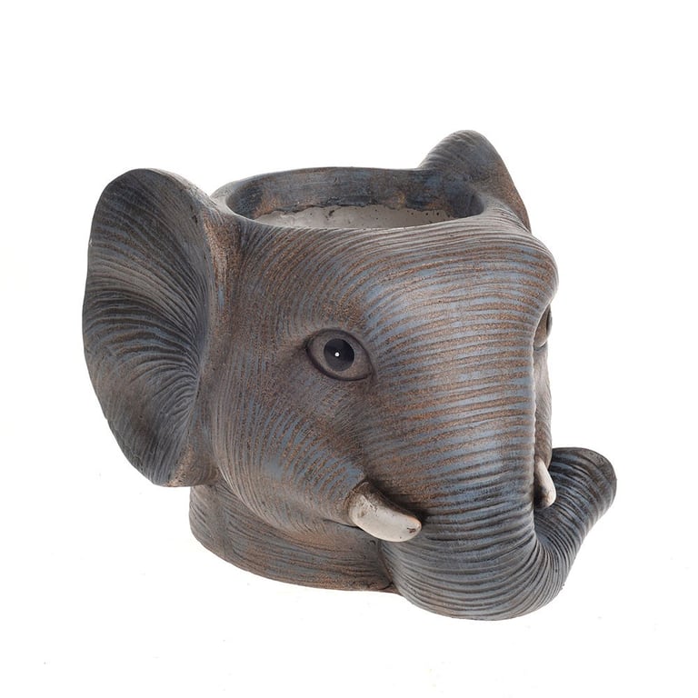 Decorative Elephant Planter - Unique Garden Ornament and Home Decor Item