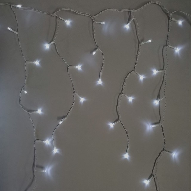 480 LED Icicle Lights - Fast/Slow Function, Home Decor Lighting Solution