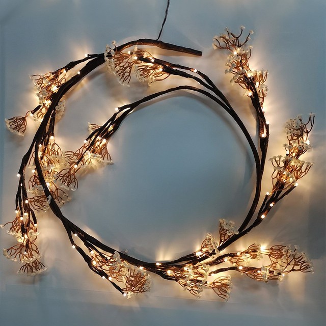 Gypsophila 100 LED Garland - Elegant Home Decor Accent (1.7m)