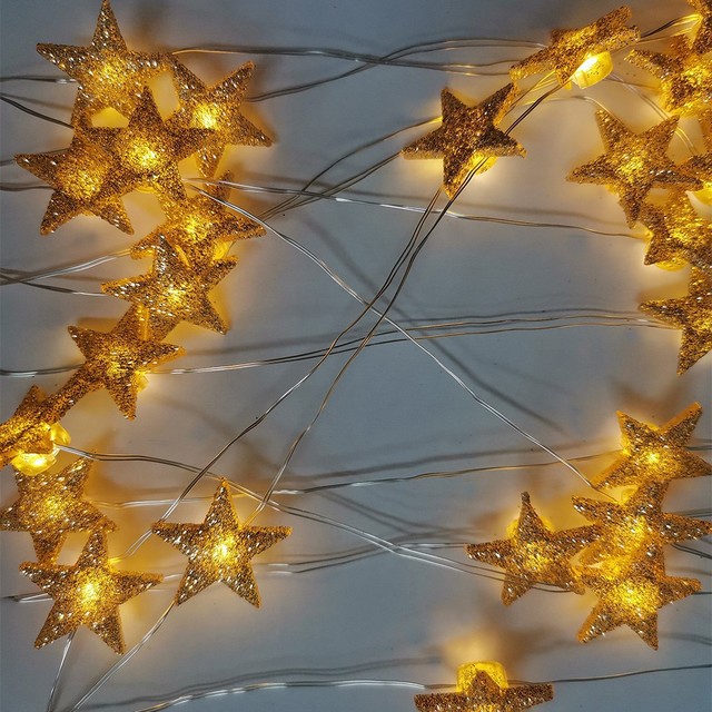 Large Star Lights - Set of 40 Energy-Efficient Home Decor and Party Lighting Bulbs