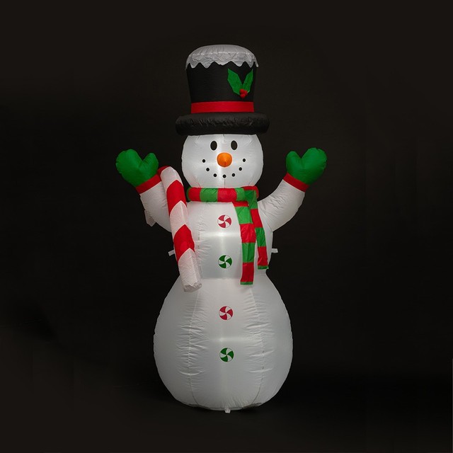 LED Inflatable 1.8m Snowman - Christmas Winter Party Decoration