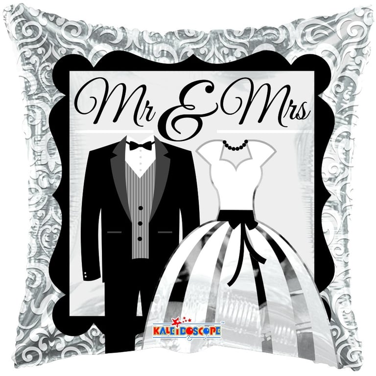 Mr and Mrs Balloon Arch Kit - Elegant Wedding Party Decorations with Centerpiece Balloons