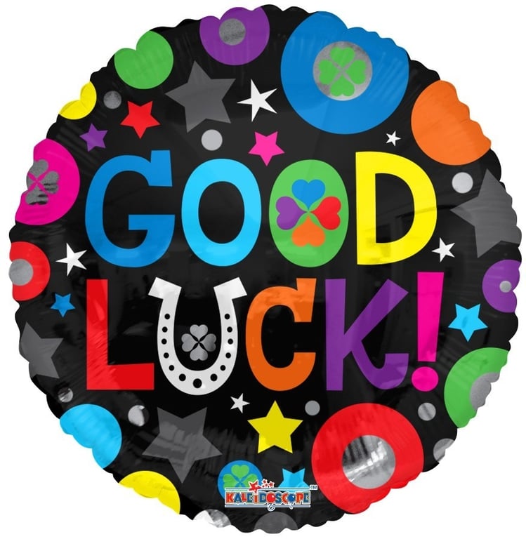 Good Luck Multi Coloured 18 Inch Horseshoe Balloon - Party Decor and Home Decoration Gift