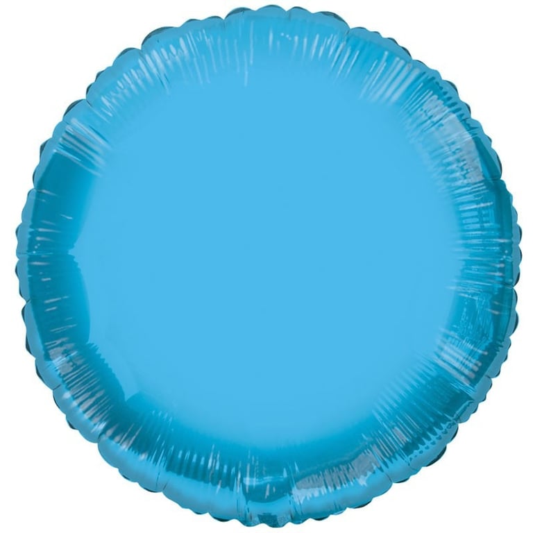 Circle Blue Balloon - Premium Circular Party Decoration for Home and Indoor Events