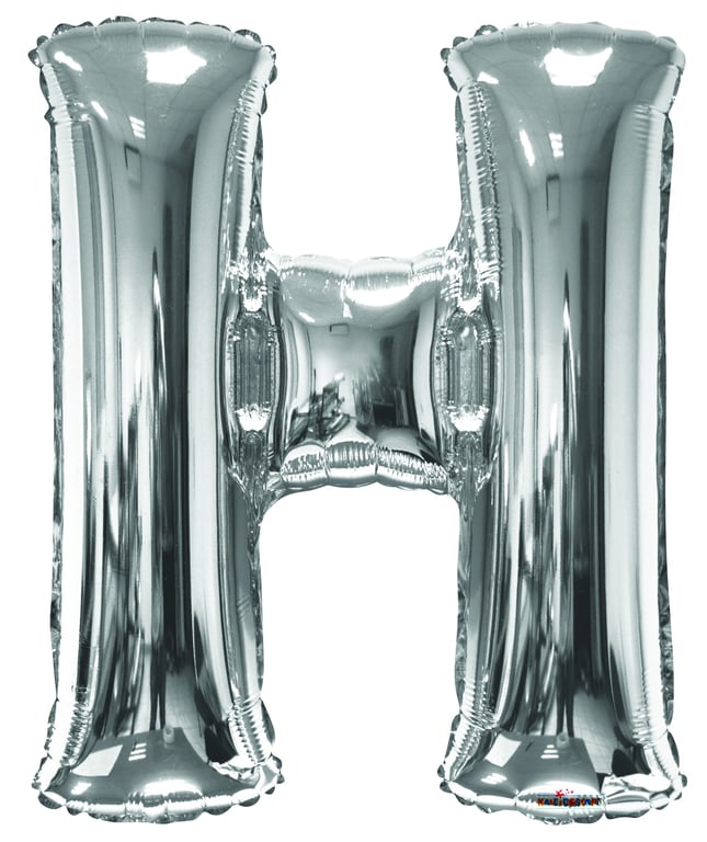 34 Silver Letter Balloon - Perfect Home Decor and Party Decoration