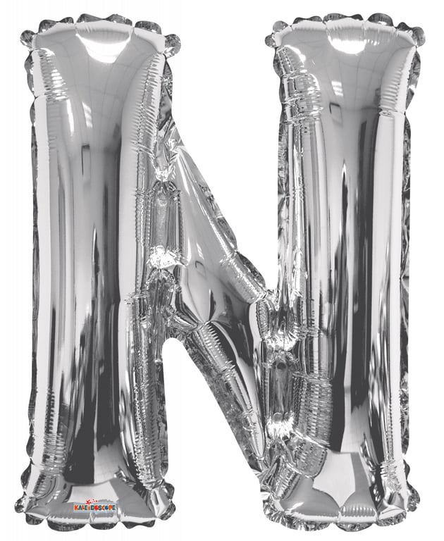 34 Silver Letter Balloon - Perfect Home Decor and Wedding Party Decoration