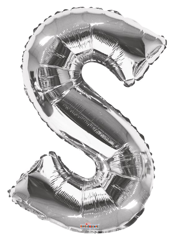 34 Silver Letter Balloon - Elegant Home Decor and Party Decoration