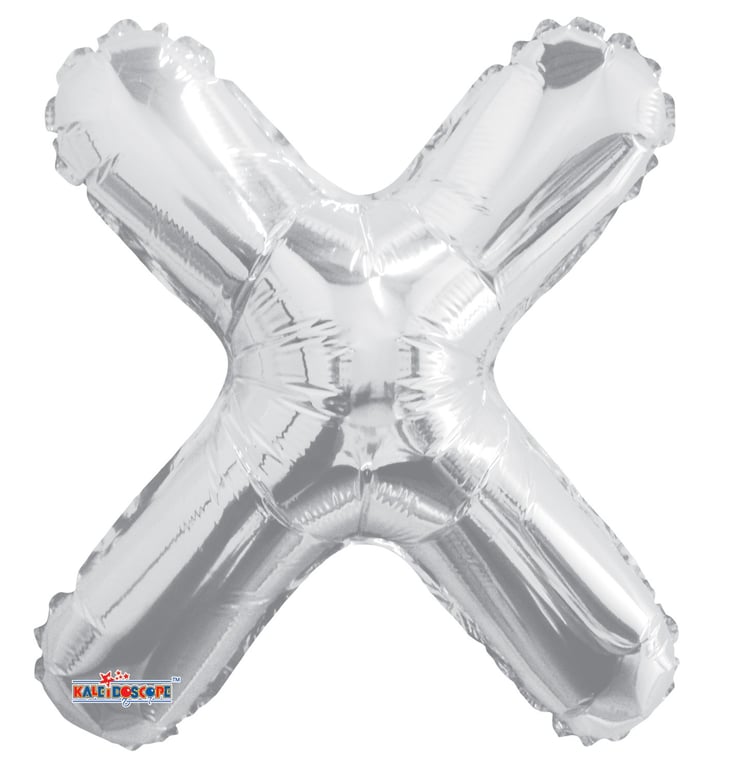 34 Silver Letter Balloon for Home Decor and Party Events