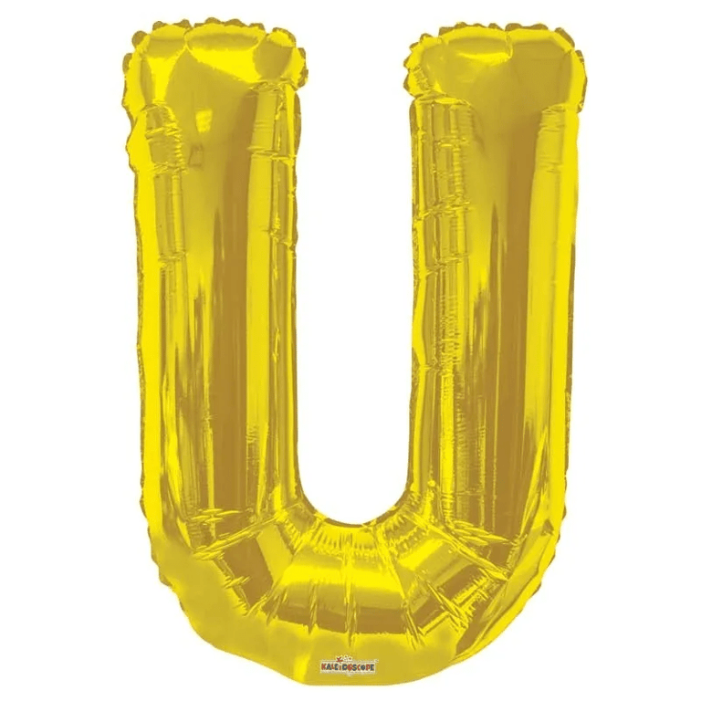 34 Gold Letter Balloon - Perfect Party Decoration and Home Decor Supply