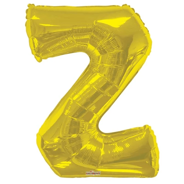 34 Gold Letter Balloon - Elegant Home Decor and Party Decoration