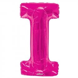 34 Letter Balloon - I - Pink Party Decoration with Home Decor Appeal