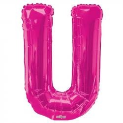 34 U-Shaped Letter Balloon - Pink Home Decor Party Supply