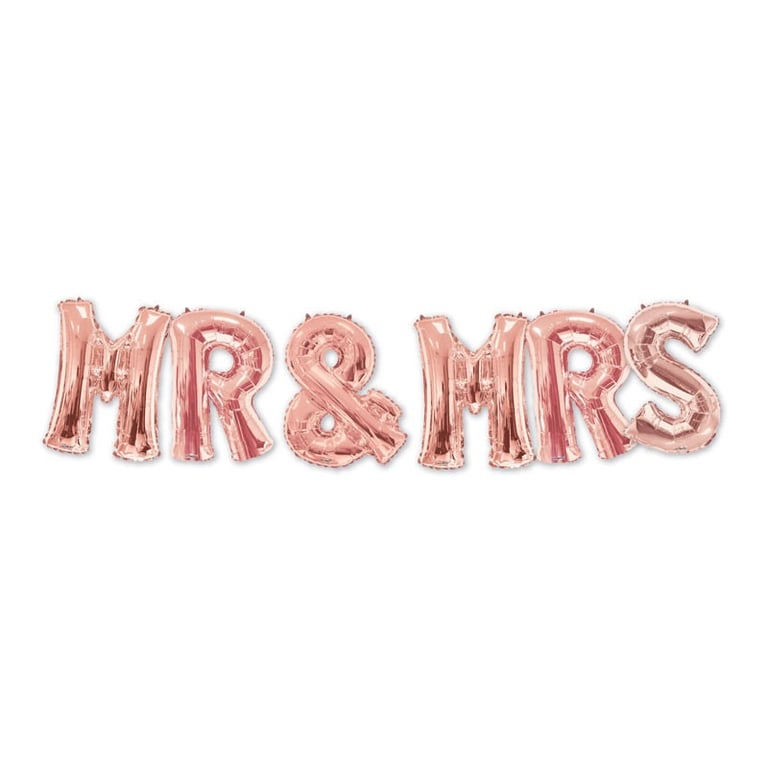 Rose Gold Balloon Bouquet - Elegant Wedding and Party Decorations