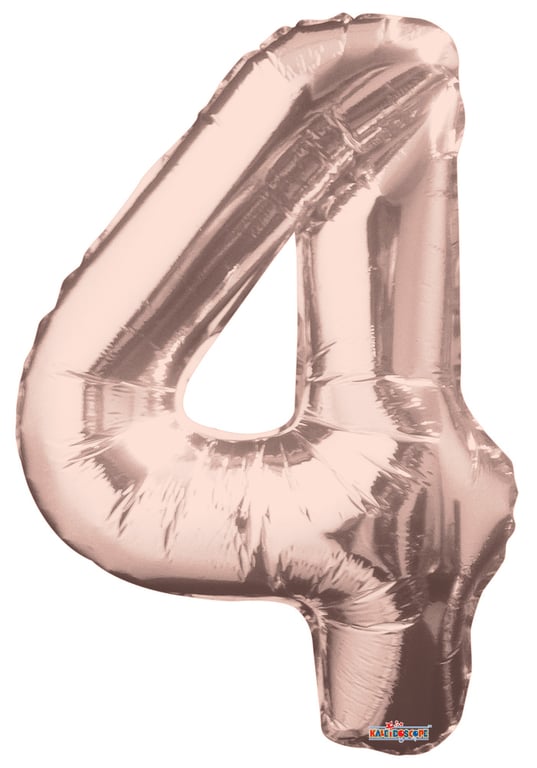 34 Rose Gold Number Balloon - Home Decor and Party Decoration