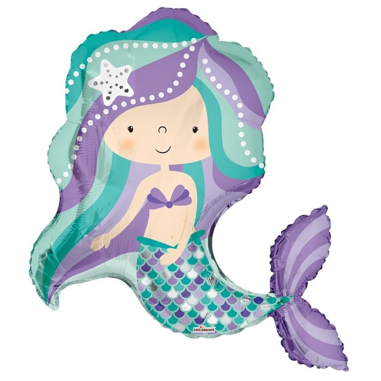Mermaid Balloon - 36 Inch Large Party Decorations Home and Garden Decoration