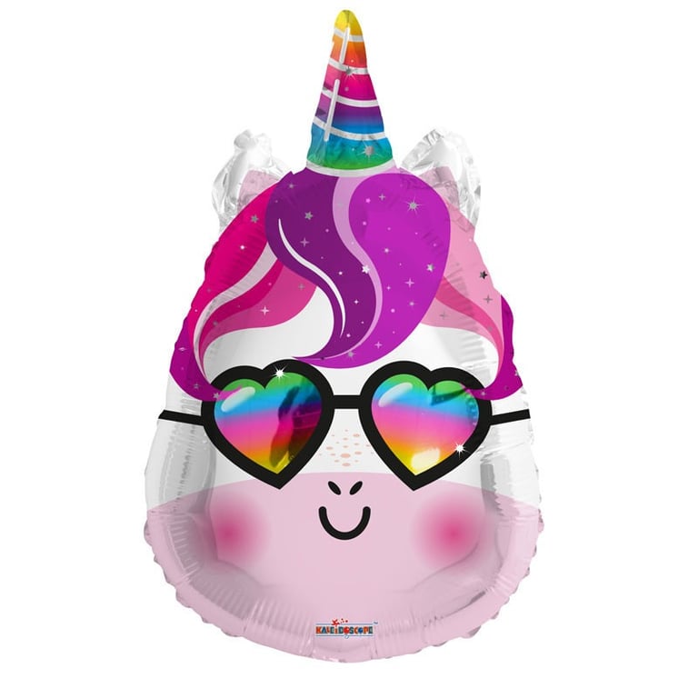18 Unicorn Head Balloon with Shades - Home Decor Party Supplies