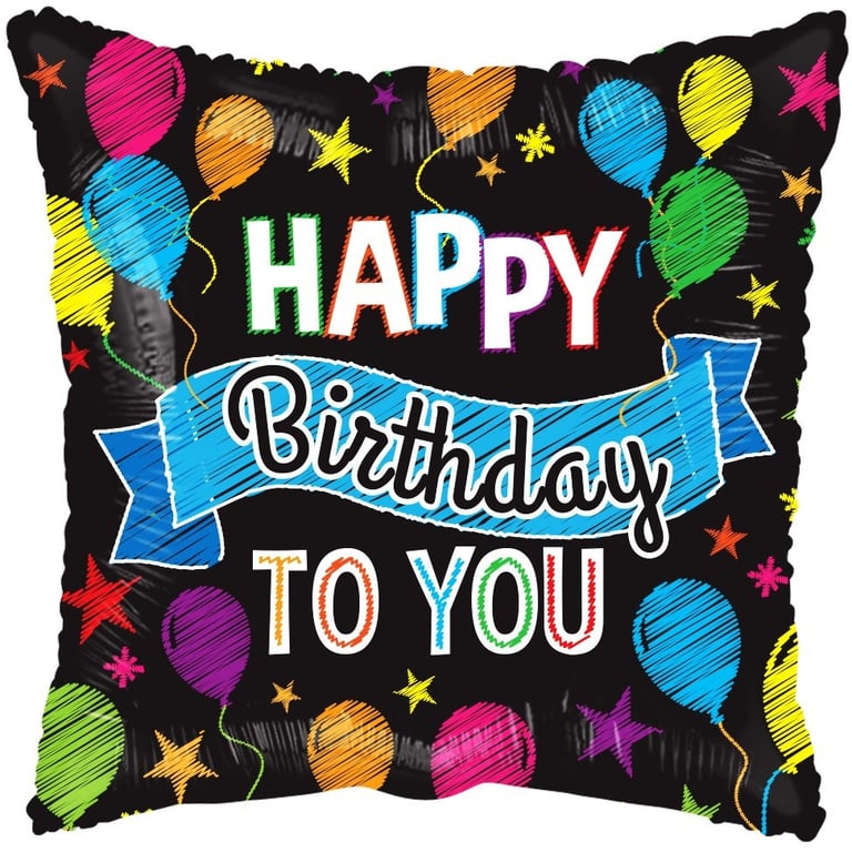 18 Birthday Banner Balloon - Party Decorations and Home Decor Supplies