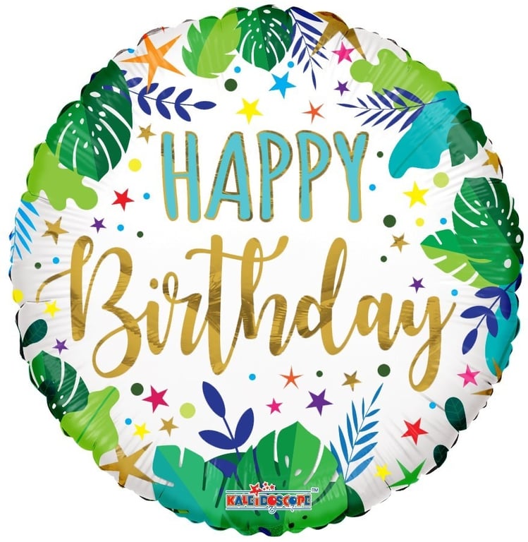 Eco One 18 Birthday Jungle Balloon - Eco Friendly Party Decoration