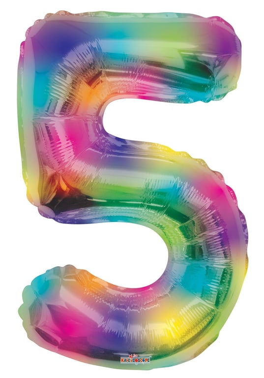 34 Inch Rainbow Party Balloon Set - Colorful Home Decoration for Kids Birthday Parties