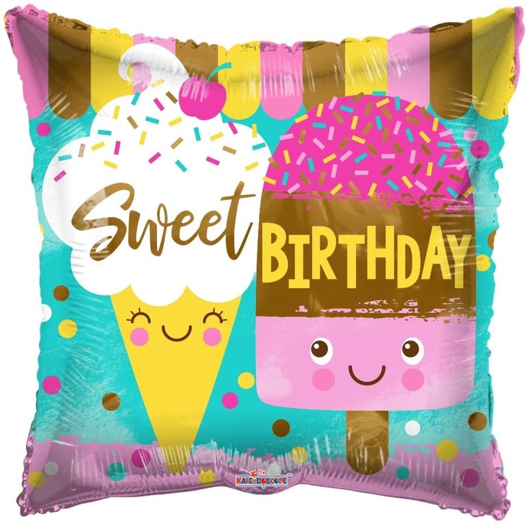 Eco Balloon - 18 Inch Sweet Birthday Decoration, Eco Friendly Party Decor