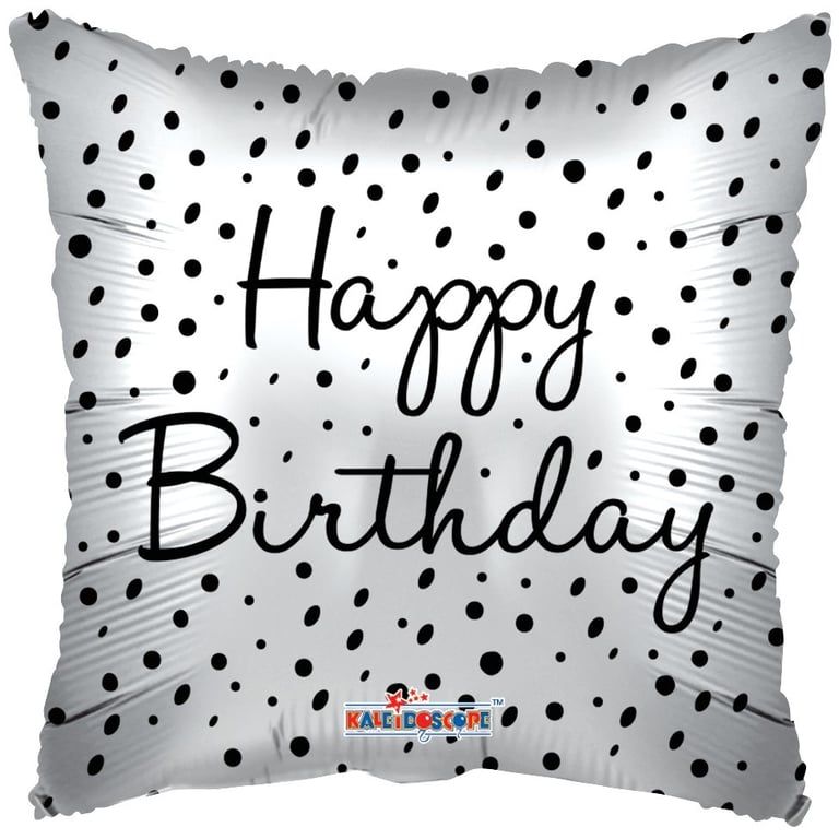 Eco Friendly 18 Birthday Polka Dot Balloons - Party Decorations and Supplies