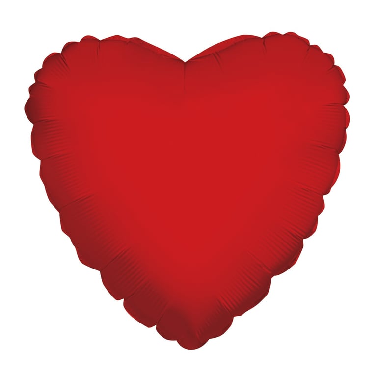 Plain Red Heart Balloon - Decorative Event Decoration for Parties and Valentine s Day Celebrations
