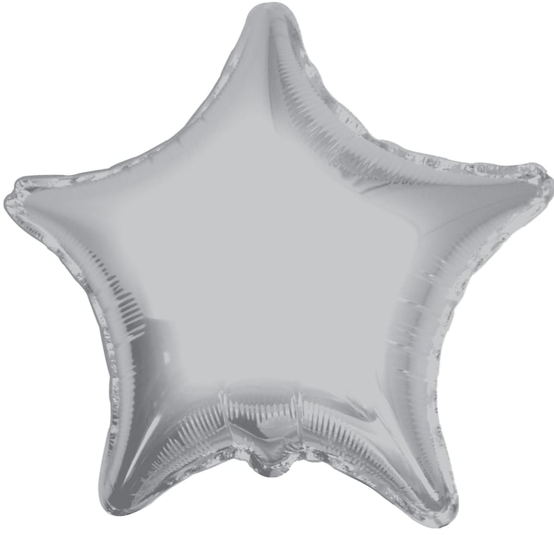 Silver Star Balloon 22inch - Elegant Party and Wedding Decoration