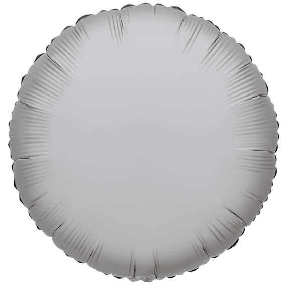 Silver Circle Balloon - Elegant Home Decor and Party Decoration
