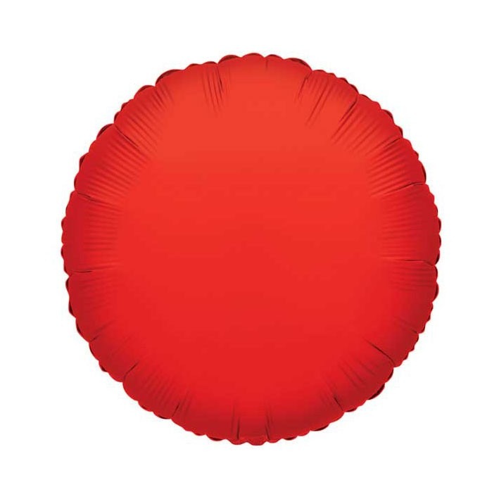 Red Circle Balloon - Perfect Party Decoration and Home Decor Item