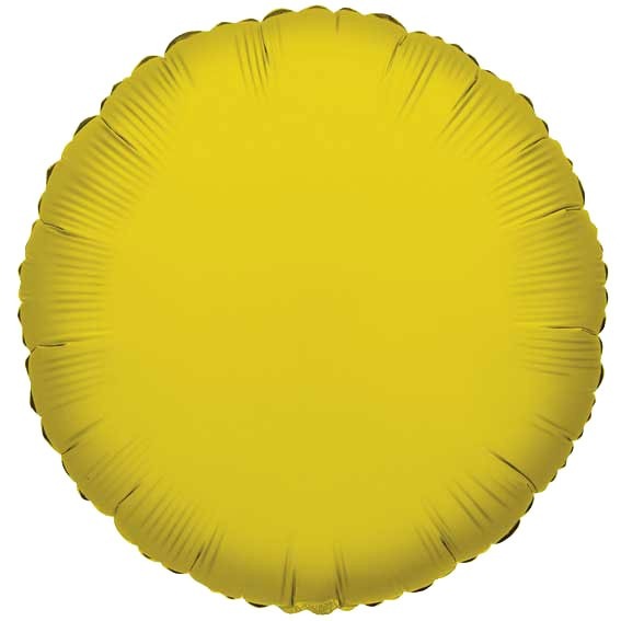 Gold Circle Balloon - Elegant Home Decor and Event Decoration Accent