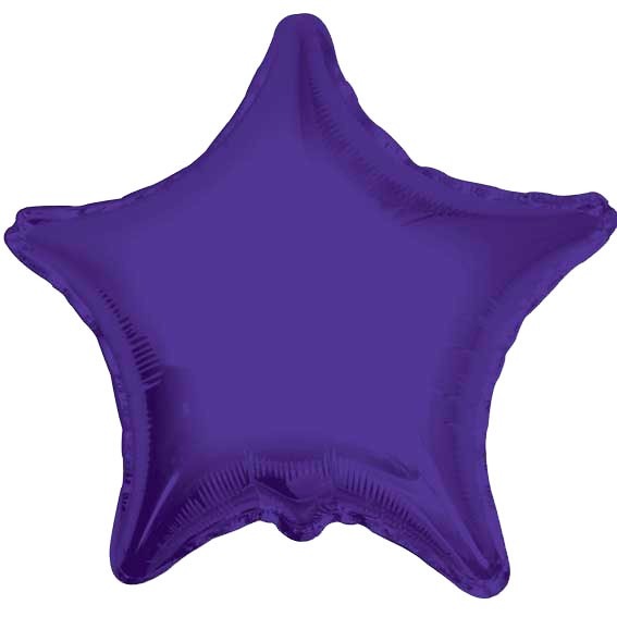 Purple Star Balloon - Party Decoration and Home Decor Event Supply