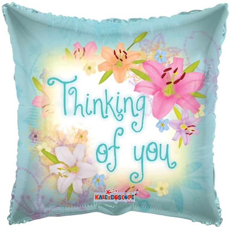 Thinking of You Balloon - Celebration Decorations for Birthday Parties and Anniversaries