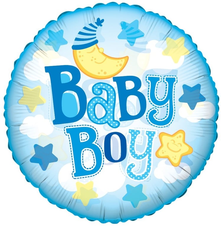 Clearview 24 Inch Baby Boy Balloon - Perfect Party Decoration for Children s Celebrations