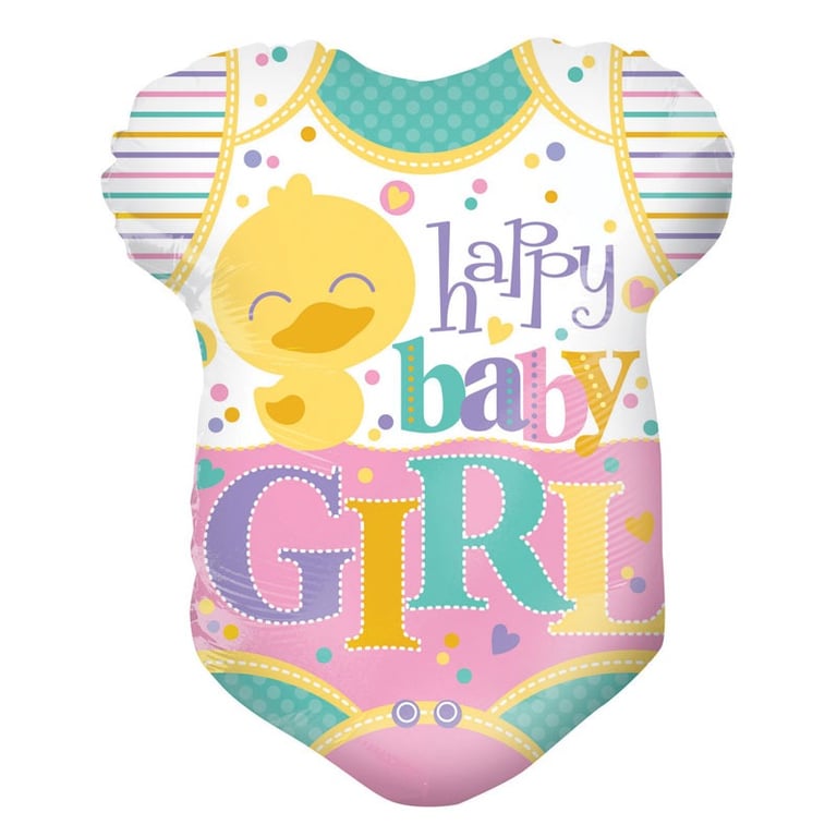 Baby Girl Grow Shape Foil Balloon - Perfect for Baby Showers and Children s Parties