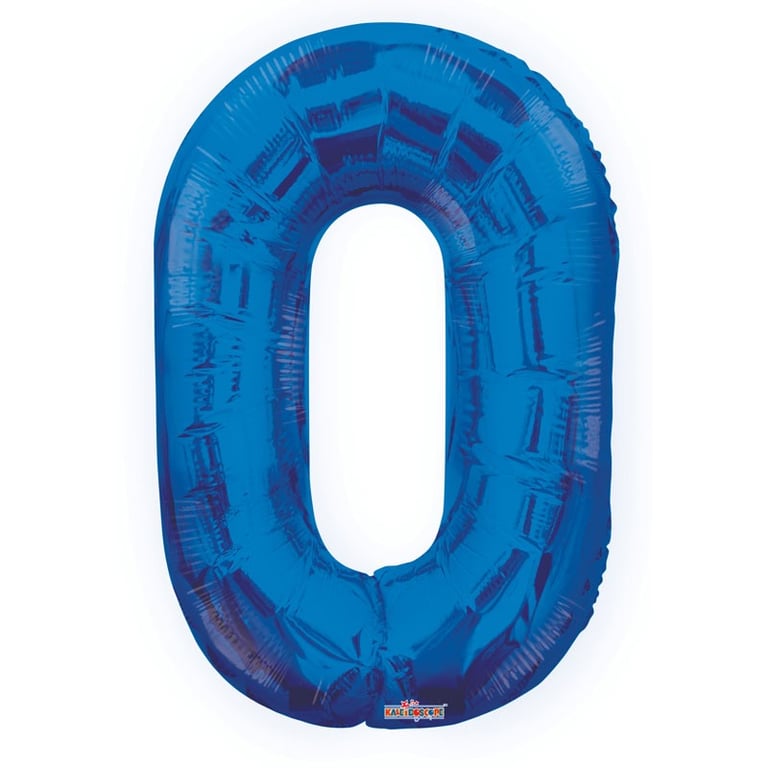 Royal Blue Foil Balloon - Ideal Birthday Decoration for 0 Year Old Kids