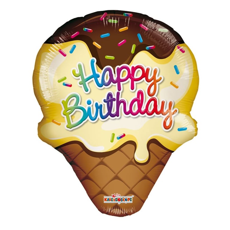 14 Cone Shaped Ice Cream Balloon - Party Decoration and Birthday Event Balloon