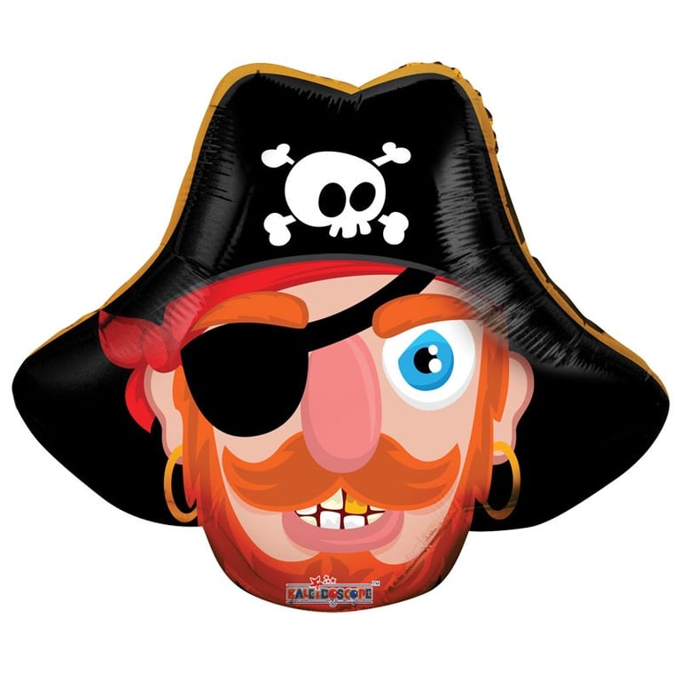 14 Pirate Face Balloon - Fun Kids Party Decoration and Event Supply