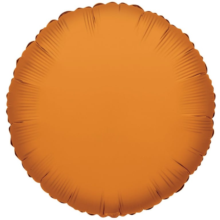 Orange Circle Balloon - Vibrant Home Decor and Party Decoration Accessory