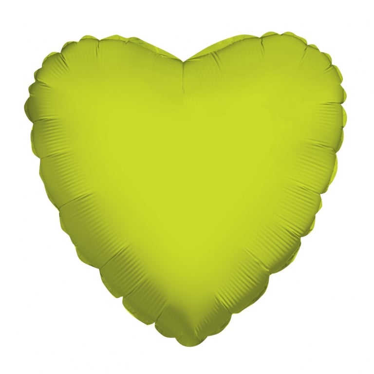Lime Green Heart Balloon - Perfect Party Decoration and Home Decor Centerpiece