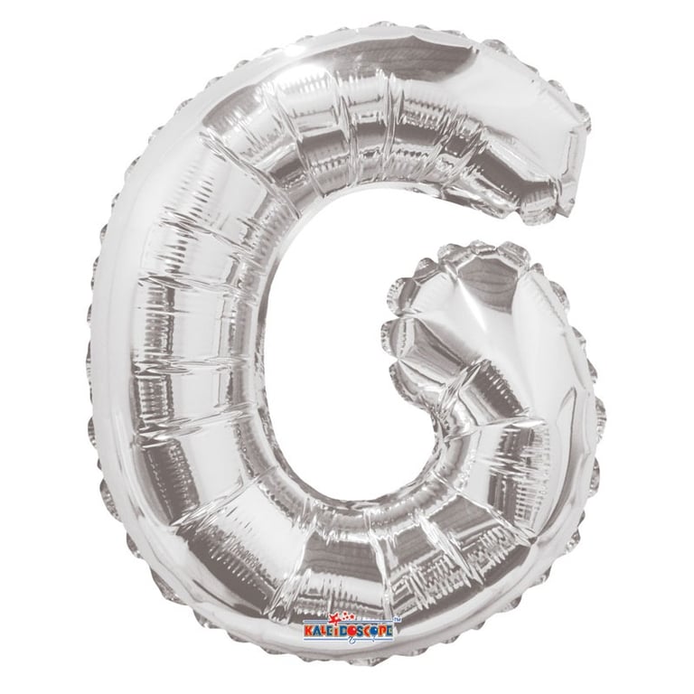14 Silver Letter G Balloon - Elegant Home Decor and Party Decoration Accessory