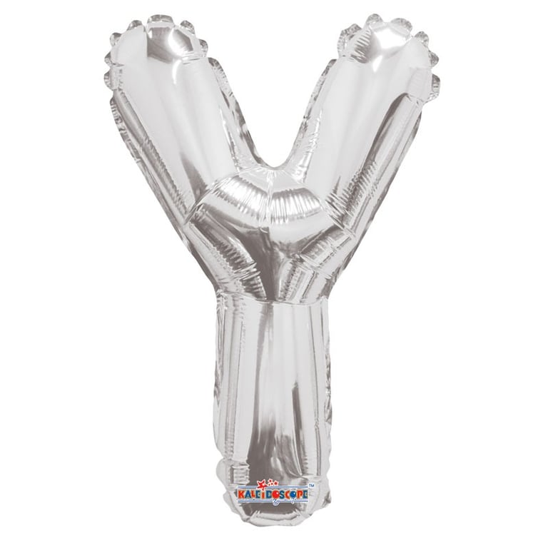 Silver 14 Letter Y Balloon - Perfect Party Decoration for Events and Celebrations