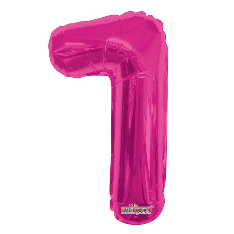 Hot Pink Number 1 Party Balloon - 14 inch Celebration Decoration