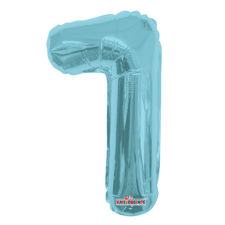 Light Blue 14 Inch Party Number One Balloon - Perfect Home Decor and Birthday Gift Idea