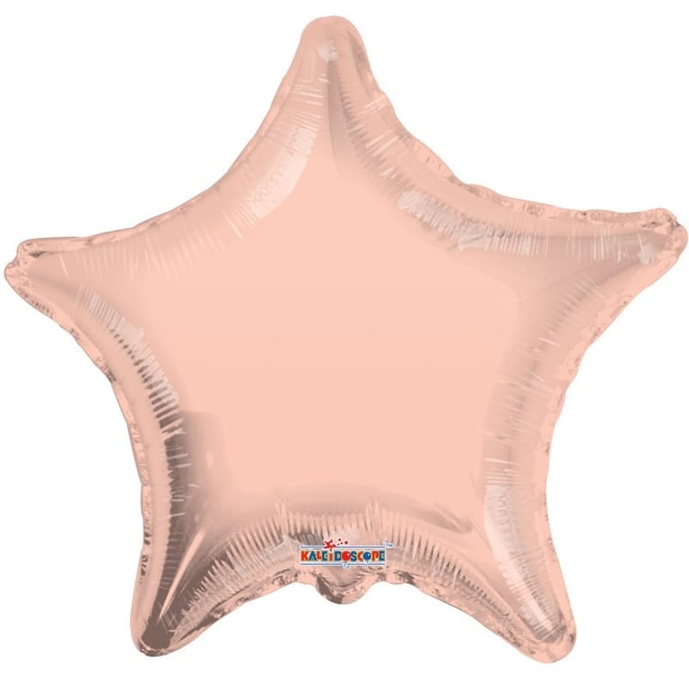 Rose Gold 22inch Star Balloon - Perfect Wedding and Party Decoration