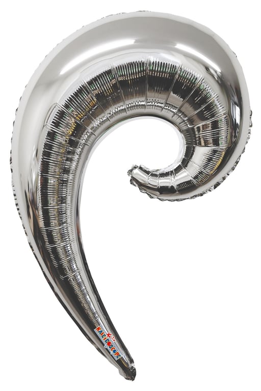 36 Inch Silver Wave Balloon - Elegant Party and Home Decor Event Decoration