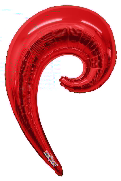 Red Wave Balloon - 36 Inch Party Decoration for Indoor Events and Home Decorations