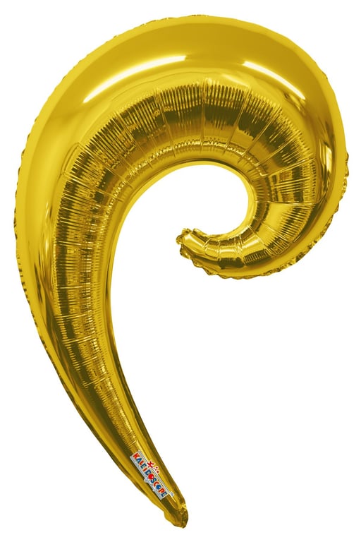36 Inch Gold Wave Balloon - Elegant Home Decor and Party Decoration Ball